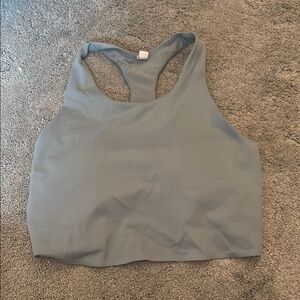 Chic Gray Sleeveless Top